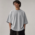 Black Sample grey heavy boxed t-shirt