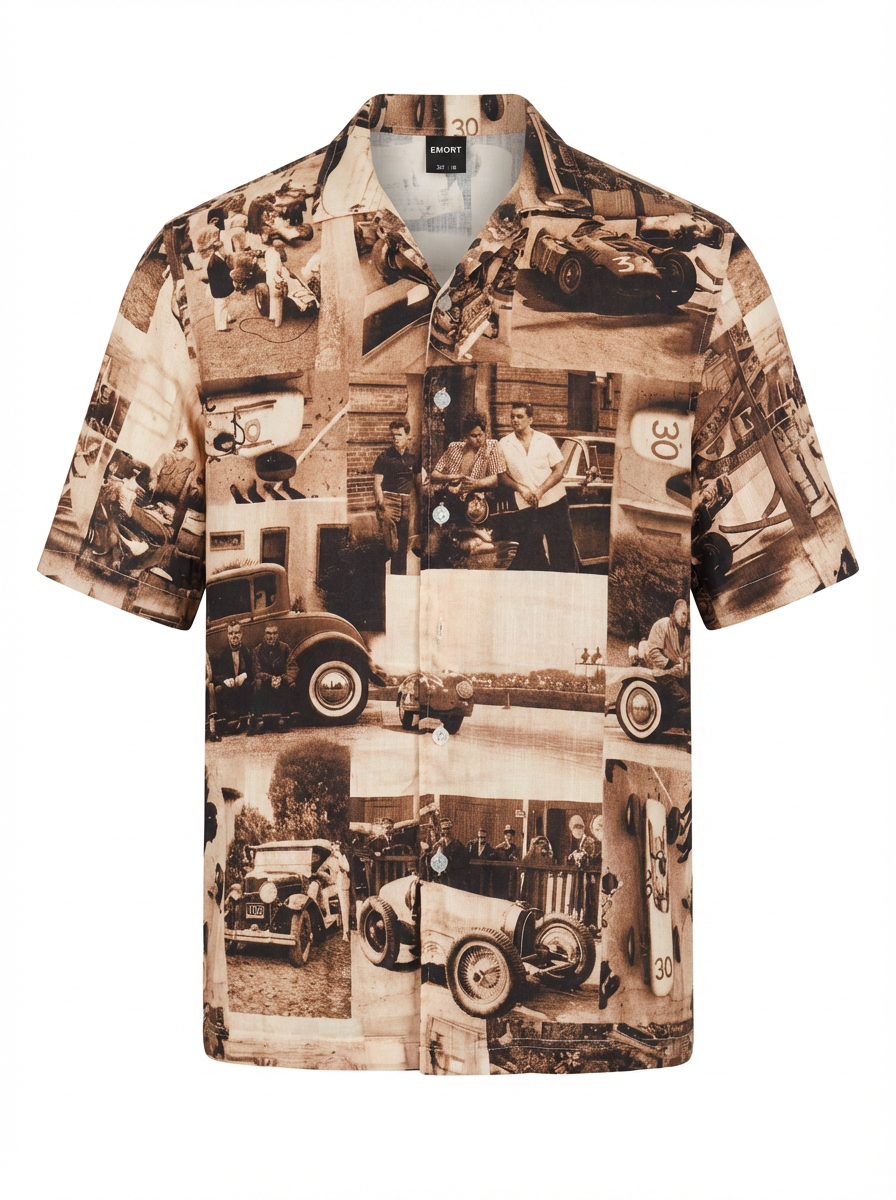 Vintage Car Print Shirt